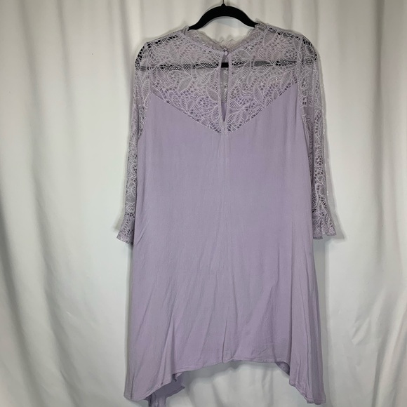 Purple flowy dress with lace by Ty Alexander’s - Picture 2 of 7